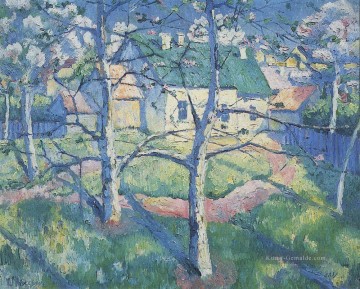  malewitsch werke - Apfelbäume in Blüte Kazimir Malevich
